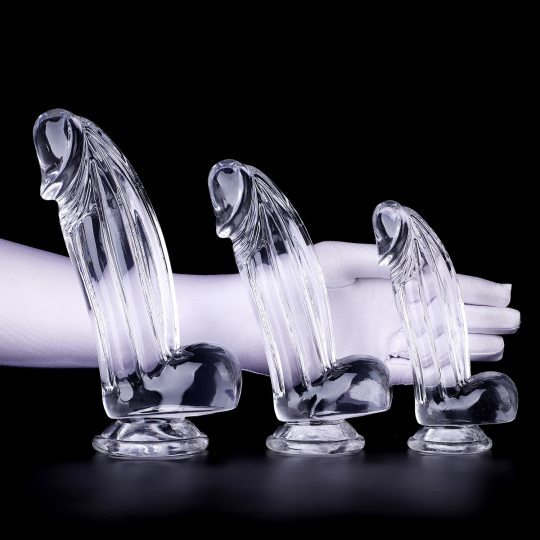 Transparent Jelly Realistic Dildo With Suction Cup