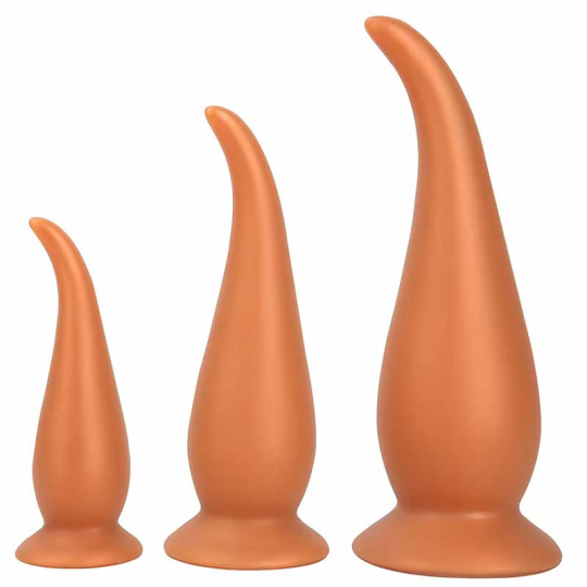 Huge Long Silicone Anal Plug With Suction Cup