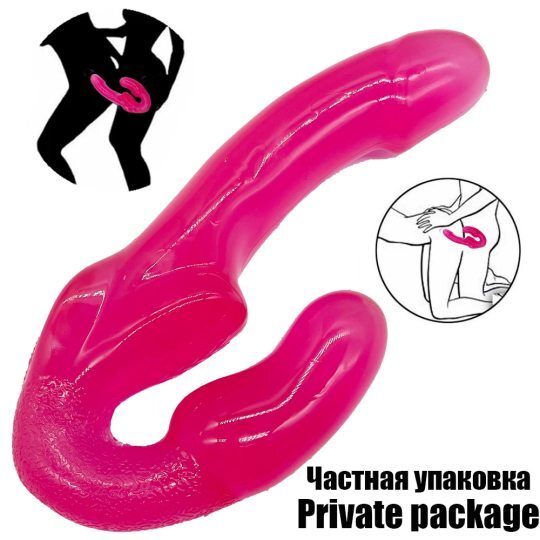 23cm Super Long Silicone Strapless Strapon Dildo