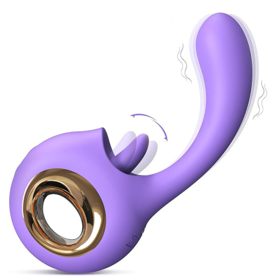 2 In 1 Licking Machine G-Spot Clitoris Stimulator
