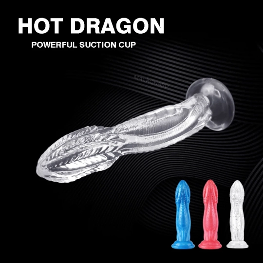 Kiss of Dragon Huge Blue Realistic Dragon Dildo