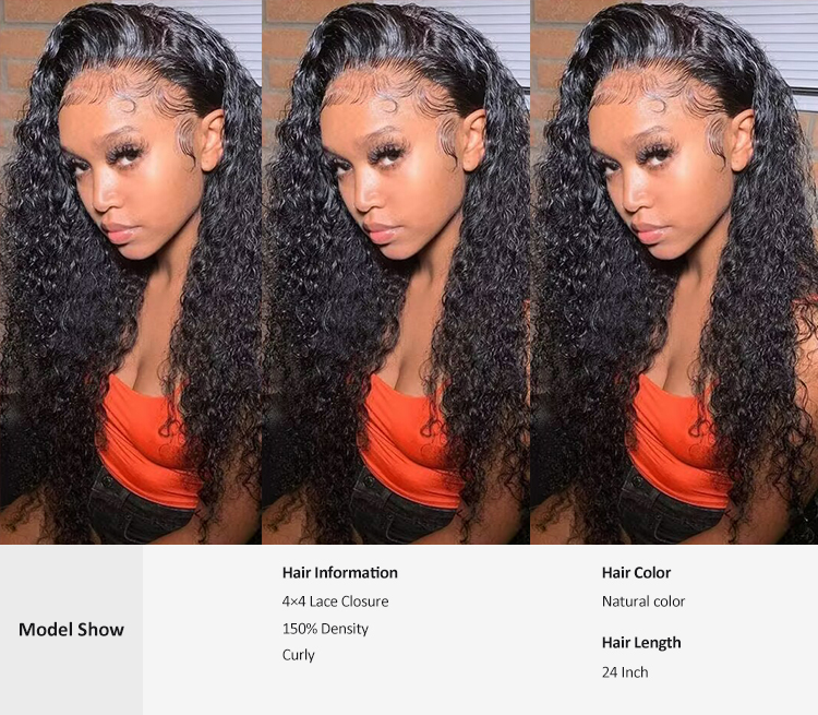 VIYA Curly 4*4 Closure Lace Wig Sale Online Human Hair Wig For Women VIYA curly 4*4 closure lace wig sale online human hair wig for women hair extensions 100% Virgin Hair Wig,lace closure wig,VIYA closure wig,hair wig for women,VIYA curly closure wig
