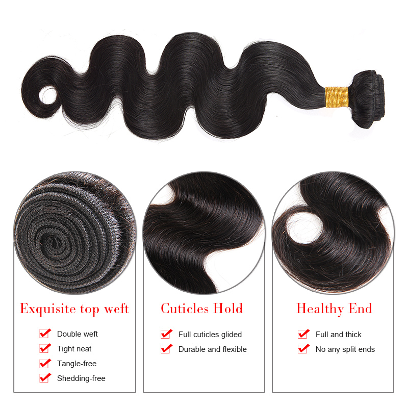 7a Pervian Virgin Hair Body Wave 3 Bundles Peruvian Body Wave