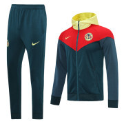 Mexico LIGA MX Club America 2020-21 Blue and red Hoodie jacket
