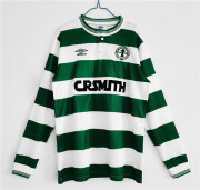 1987/88 Celtics Home Long sleeve Retro soccer jersey