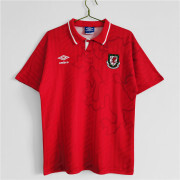 1992/94 wales Home Retro soccer jersey