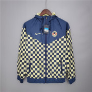 2021/22 Americas Yellow and Blue Plaid Windbreaker jacket