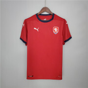 2020-2021 Euro Czech Republic Home soccer Jersey