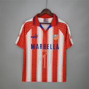 1995/96 Atletico Madrid home Retro Soccer Jersey