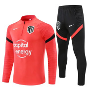 2021/22 Atletico Madrid orange Half Zip Training Tracksuit