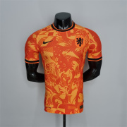 2022/23 Netherlands Training Suit Orange soccer Jersey