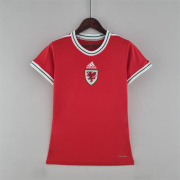 2022 World Cup Wales Home red woman soccer Jersey