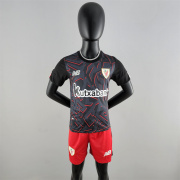 2022/23 Athletic Bilbao away Kids Kit soccer Jersey