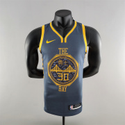 NBA -2018 Curry#30 Golden State Warriors Grey NBA Jersey
