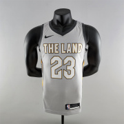NBA - 2018 JAMES #23 Cleveland Cavaliers Grey NBA Jersey