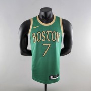 NBA - 2020 BROWN#7 Boston Celtics City Edition Green NBA Jersey