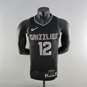 NBA - MORANT#12 Memphis Grizzlies Honor Edition Black NBA Jersey
