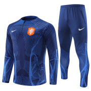 2022/23 Netherlands Dark blue Training Tracksuit(Player version)
