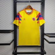 1990 Retro Colombia home soccer Jersey