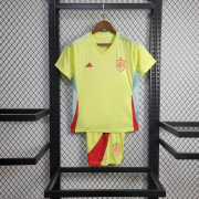 2024/25 Spain away kids soccer Jersey