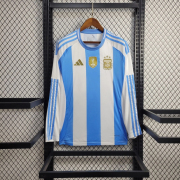 2024/25 Argentina home Long sleeve soccer Jersey