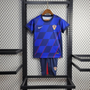 2024/25 Croatia away kids soccer jersey