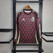 2024/25 Mexico Home Long sleeve soccer Jersey
