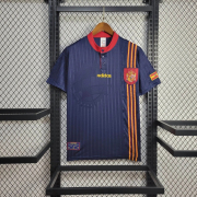 1996 Spain away retro soccer Jersey
