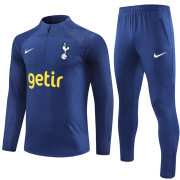 2024/25 Tottenham Hotspur blue Half Zip Training Tracksuit(Player version)