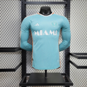 2024/25 Inter Miami third Player version Long sleeve Soccer Jersey