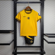 2024/25 Wolverhampton Wanderers Home kids Soccer Jersey