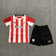 2024/25 Athletic Bilbao Home Kids Kit soccer Jersey