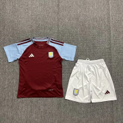 Kids - 2024/25 Aston Villa Home soccer Jersey