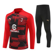 2024/25 AC Milan red Half Zip Training Tracksuit