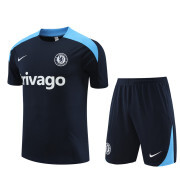 2024/25 Chelsea Dark blue Short sleeve Training Tracksuit