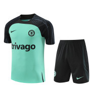 2024/25 Chelsea green Short sleeve Training Tracksuit