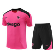 2024/25 Chelsea pink Short sleeve Training Tracksuit