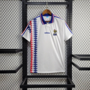 1994 France Away Retro soccer jersey