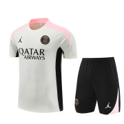 2024/25 PSG white Short sleeve Training Tracksuit