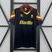 1991/92 Roma away Retro soccer jersey
