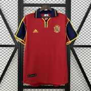 2000 Spain home Retro soccer Jersey