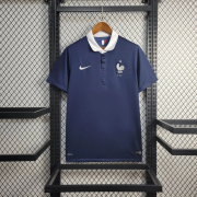2014 France home Retro soccer jersey