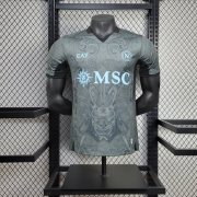 2025/26 Napoli Grey Player version soccer Jersey