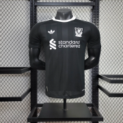 2025/26 Liverpool Black goalkeeper Player version Soccer Jersey
