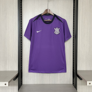 2025/26 corinthians pre-match Purple Soccer Jersey