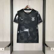 2025/26 corinthians pre-match black Soccer Jersey