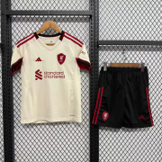 25/26 Liverpool away kids Soccer Jersey