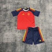 2026 World Cup Spain Home kids soccer Jersey