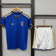 2026 World Cup Italy home kids soccer jersey