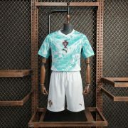 2026 World Cup Portugal away kids soccer jersey